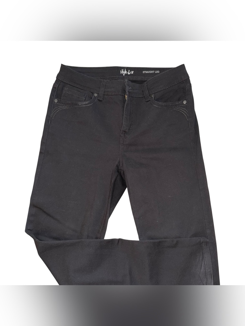 Style & Co. Black Straight Leg Women’s Jeans